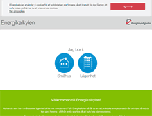 Tablet Screenshot of energikalkylen.energimyndigheten.se